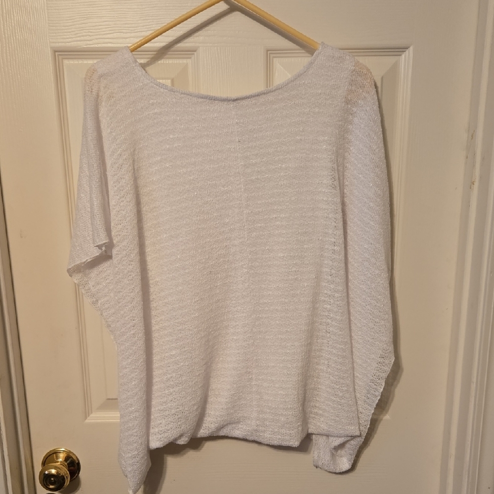 Elegant White Summer Sweater
